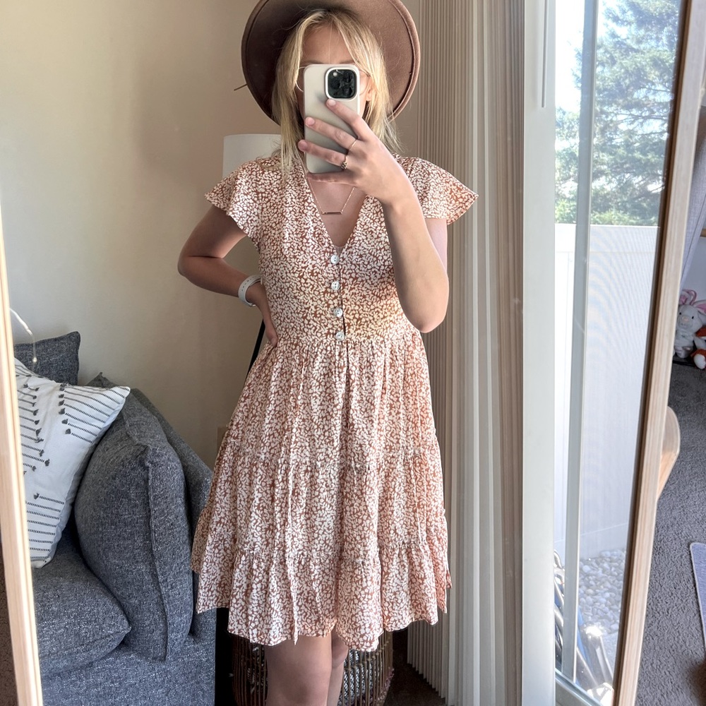 Petal and Pup Floral Spring Dress